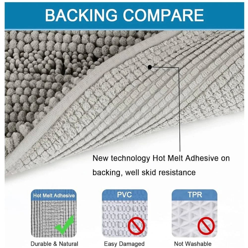 Small Grey Bath Mat